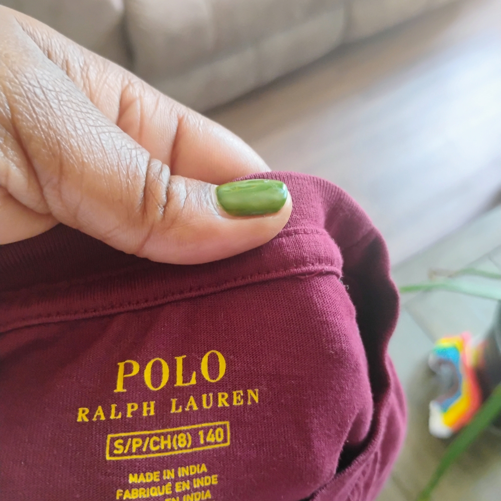 Polo Ralph Lauren Kids Burgundy Tee